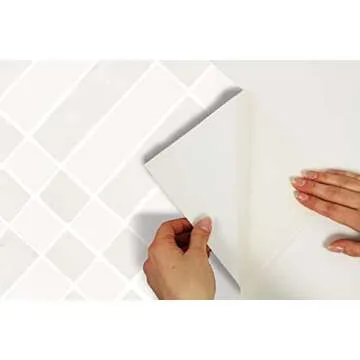 NuWallpaper Cream Alix Peel and Stick Design