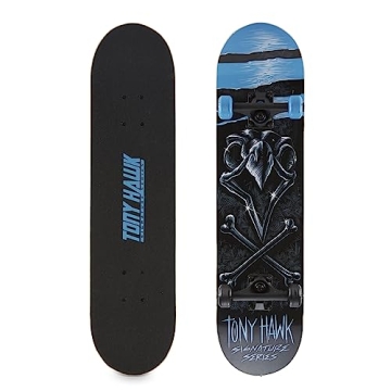 Tony Hawk 31" Skateboard - Signature Series 1 Skateboard with Pro Trucks, Full Grip Tape, ABEC 3 Bea...