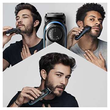 Braun Beard Trimmer BT3240, Hair Clippers for Men, Cordless & Rechargeable with Gillette ProGlide Razor