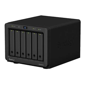 Synology DiskStation DS620slim iSCSI NAS Server with Intel Celeron and 6GB Memory, 24TB HDD Storage