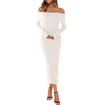Elegant Off Shoulder Bodycon Dress for Women