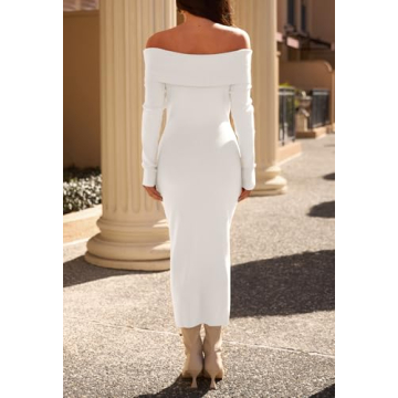 Elegant Off Shoulder Bodycon Dress for Women