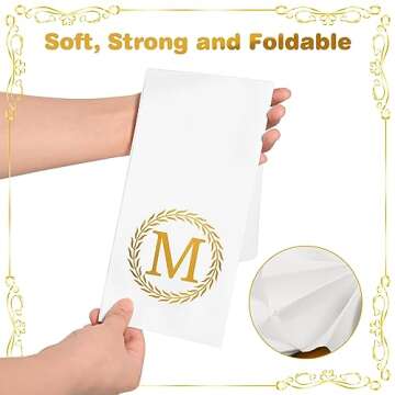 Elegant Monogrammed Guest Napkins for Every Occasion