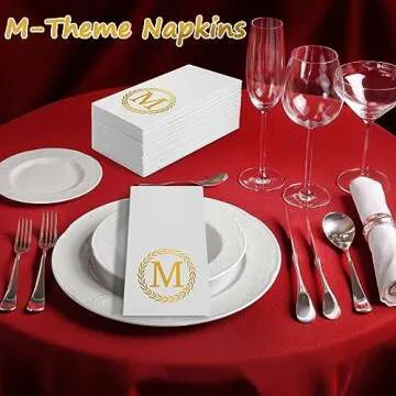 Elegant Monogrammed Guest Napkins for Every Occasion