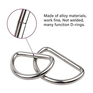 Gwybkq D Rings for Sewing - 90 Assorted Sizes Available