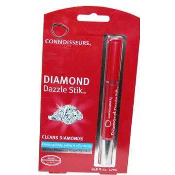Diamond Cleaning Gel Dazzle Stik: Purse-sized Pen for Effortless Jewelry Care