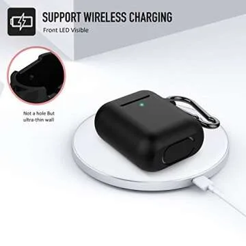 Durable Coffea Silicone Case for Apple AirPods 2