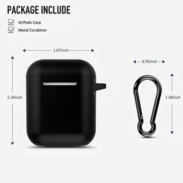 Durable Coffea Silicone Case for Apple AirPods 2