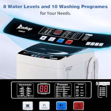 Winado 2-in-1 Full Automatic Washing Machine - Compact & Portable