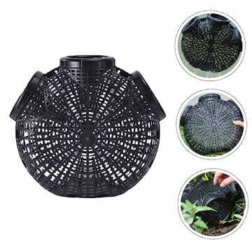 Gogogmee Yellow EEL and Shrimp Cage Crab Bait Cage Lobster Fishing Traps Cast Cage Plastic Crawfish ...