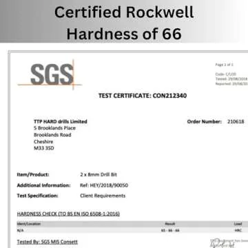 TTP HARD Drills 1/4 Drill bit - Cobalt Hardened bits for Drilling Hard Steel & Stainless, Heavy Duty Universal Drills for Cutting Tough Metal, Professional jobber Industrial 135 Degree Point
