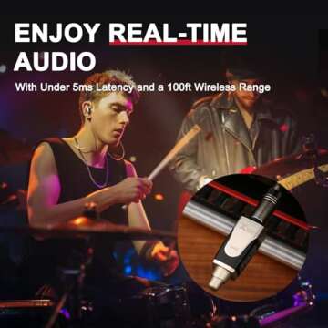 Xvive U45 Wireless In-Ear Monitor System for Musicians