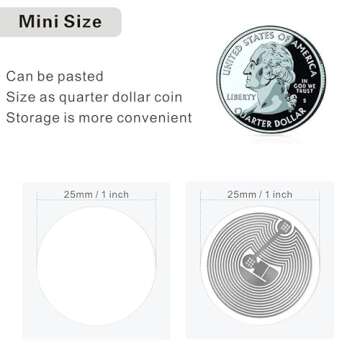 Timeskey NFC Tags 10pcs NTAG215 Stickers Fully Programmable