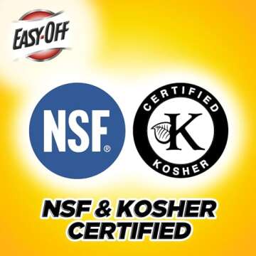 Easy Off Heavy Duty Oven Cleaner, Destroys Tough Burnt on Food and Grease, Lemon Scent, 14.5 oz Can