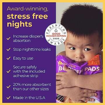 Sposie Diaper Booster Pads for Overnight Comfort