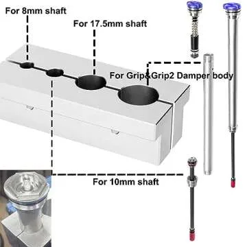 Precision Fox Damper Clamp for Easy Bicycle Maintenance