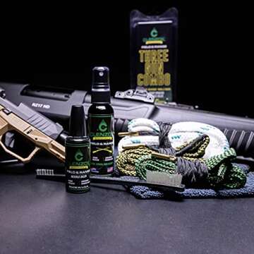 Clenzoil Three Gun Cobra Bore Cleaning Combo Kit - Efficient, Easy Gun Cleaning Kit - for .223 Cal, ...