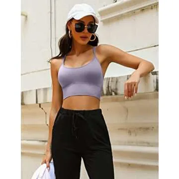 Sykooria 3 Pack Strappy Sports Bra for Women Sexy Crisscross Open Back for Yoga Running Athletic Gym Workout Fitness Tops