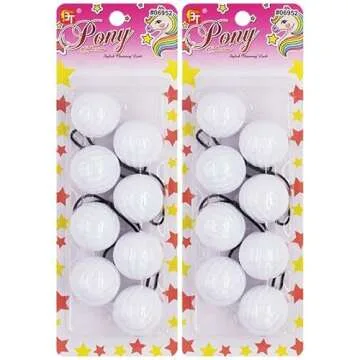 8 Pcs Colorful Hair Ties for Girls and Toddlers