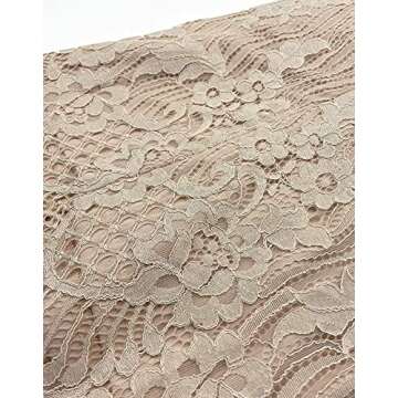 AOOKSMERY Women Summer V-Neck Spaghetti Straps Lace Backless Mini Party Club Beach Dresses (Light Khaki, Small)