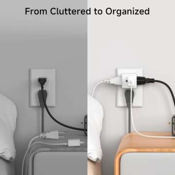 Cable Matters 3-Pack 3 Outlet Wall Adapter for Power Needs