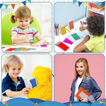 Seajan Mini Notepads – Colorful Glitter Pocket Journals