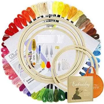 Embroidery Starter Kit for Beginners and Enthusiasts