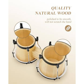 Eastar Bongo Drums for Kids And Adults - Musical Fun