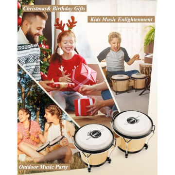 Eastar Bongo Drums for Kids And Adults - Musical Fun