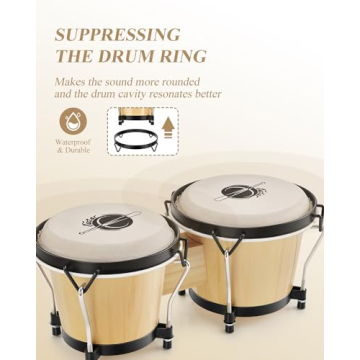 Eastar Bongo Drums for Kids And Adults - Musical Fun