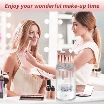 Electric Makeup Brush Cleaner - Automatic & Portable Solution