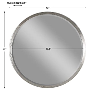 Stunning Classic Round Silver Wall Mirror for Modern Homes