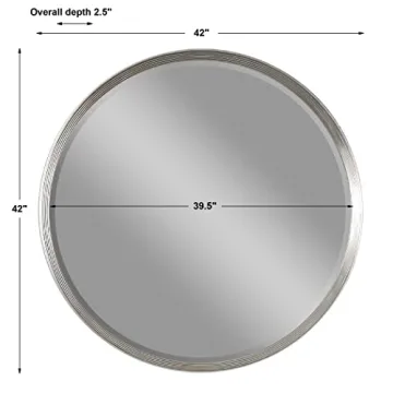 Stunning Classic Round Silver Wall Mirror for Modern Homes