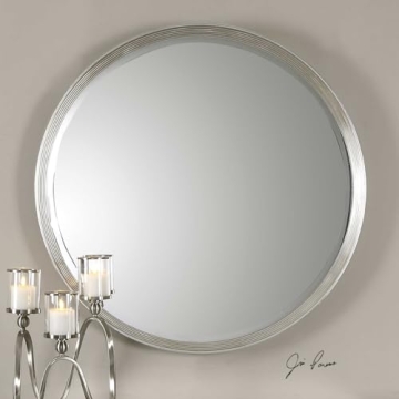 Stunning Classic Round Silver Wall Mirror for Modern Homes