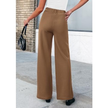 PRETTYGARDEN Women's Chic Wide Leg Dress Pants