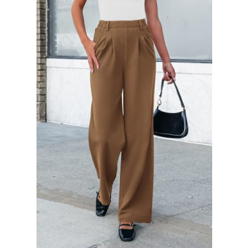 PRETTYGARDEN Women's Chic Wide Leg Dress Pants