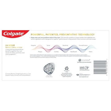 Colgate Total Whitening Toothpaste - Mint Flavor, 2 Pack