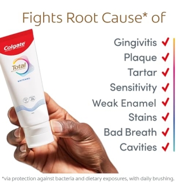 Colgate Total Whitening Toothpaste - Mint Flavor, 2 Pack