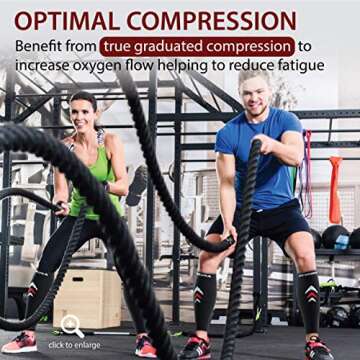 Rymora Calf Compression Sleeves for Active Pain Relief