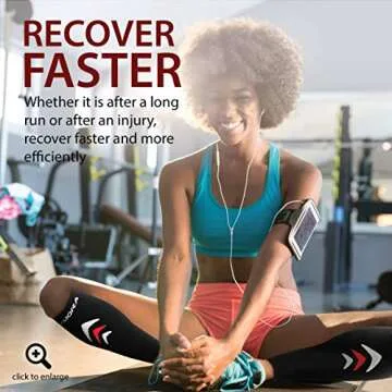 Rymora Calf Compression Sleeves for Active Pain Relief