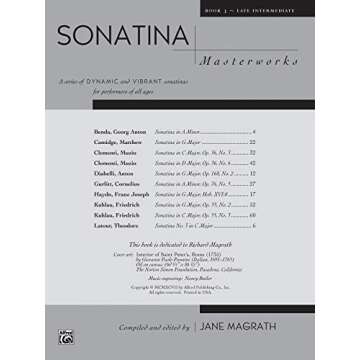 Sonatina Masterworks Bk 3 for Intermediate Pianists
