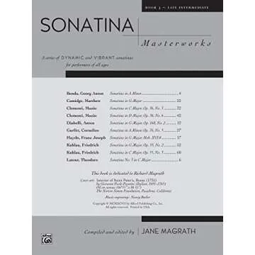 Sonatina Masterworks Bk 3 for Intermediate Pianists