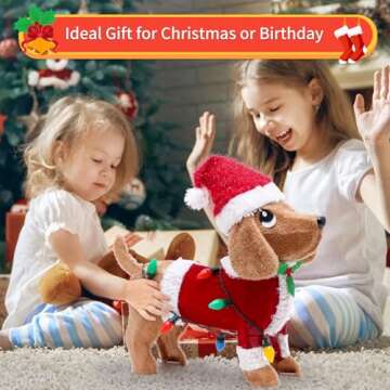 Charming Lighted Christmas Dachshund Decoration for Festive Fun