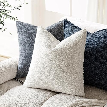Foindtower Decorative Boucle Pillow Covers Set of 2