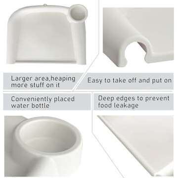 Baby Dining Tray for Inglesina High Chair - Silicone Feeding Tray