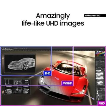 SAMSUNG 32" UJ59 Series 4K UHD Monitor for Gaming and Work