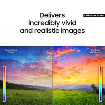 SAMSUNG 32" UJ59 Series 4K UHD Monitor for Gaming and Work