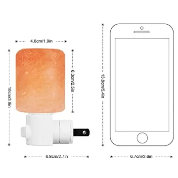 Syntus Himalayan Salt Lamp for Warm Ambient Glow and Relaxation