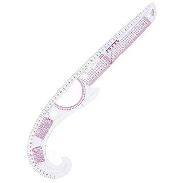 RZDEAL 6 Plastic Sewing Ruler Set for Designers
