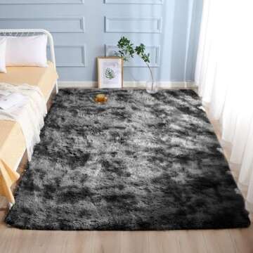 ROCYJULIN Area Rugs 5x7 for Bedroom, Fluffy 5x7 Area Rugs for Living Room, Ultra Soft Non-Slip Large...